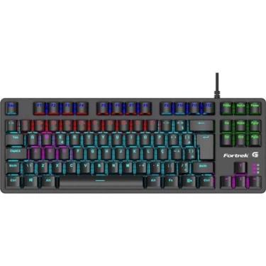 Imagem de Teclado Gamer Mecânico Black Hawk Compact Fortrek