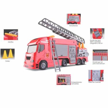 Imagem de Caminhão com Carreta - Pollux - 30-360 - Bombeiro - Silmar 
