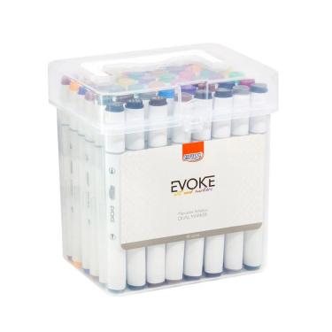 Imagem de Marcador Artístico Brw Evoke Dual Marker Dm4800 48 Cores
