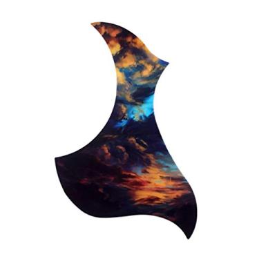 Imagem de SUPVOX Adesivo de palheta de guitarra autoadesivo para pickguard para pegar placa de arranhões para instrumentos musicais de guitarra acústica popular