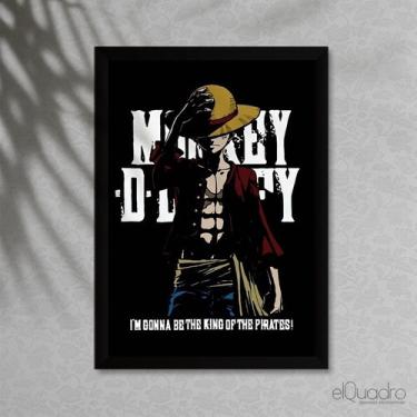 Quadro decorativo Emoldurado Sanji Anime One Piece Desenho Arte