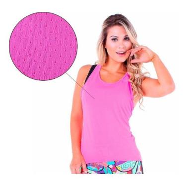 Imagem de Blusa Regata Feminina Furadinha Nadador Academia Fitness - Rigafi Fash