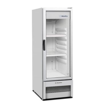 Imagem de Expositor/Refrigerador Vertical Metalfrio 256 Litros VB25, Porta de Vidro, Branco