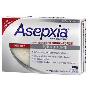 Imagem de Sabonete Anti-Acne Asepxia Neutro 80g GENOMMA LAB