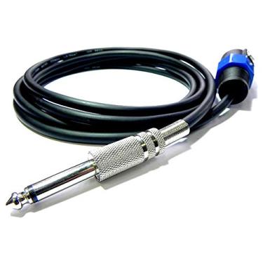 Imagem de Cabo de Áudio Profissional Speakon Macho P10 Mono Blindado 1 Metro *