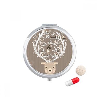 Imagem de Caixa de presente para casa de Natal Deer Father Caixa de armazenamento de remédios