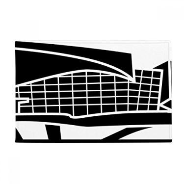 Imagem de DIYthinker Tapete de porta de banheiro com estampa de marco famoso da Alemanha