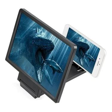 Imagem de Lente De Aumento Tela 3d Suporte Ampliadora Zoom Celular F1