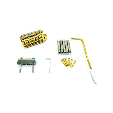 Imagem de Ponte de guitarra Gotoh GE101T tremolo Gold dourado