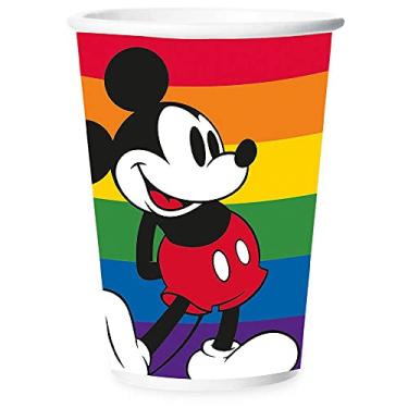 Imagem de COPO PAPEL 180 ml DISNEY ARCO-IRIS 12 un.