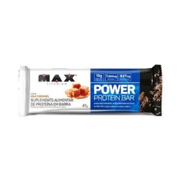 Imagem de Power Protein Bar - 1 unidade 41g Milk Caramel - Max Titanium