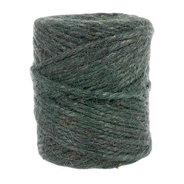 Imagem de Value Twines – 15 metros de corda de juta natural – decorações festivas e materiais de embalagem, Verde