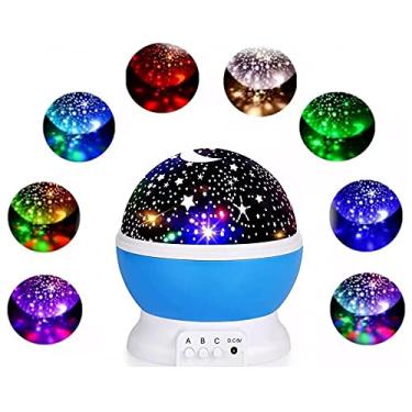 Imagem de Luminária Projetor de Estrelas Abajur Galáxia LED Giratória