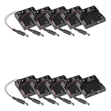 Imagem de Suporte Porta 4 Pilhas Aa Com Plug P4 Para Arduino Kit - 10 Peças