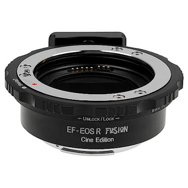 Imagem de Fotodiox Adaptador de lente Pro Fusion Smart AF Cine Edition – Compatível com lentes Canon EF/EF-S para câmeras Canon RF Mount com funções automáticas, suporte EF com trava positiva e porta de atualização USB
