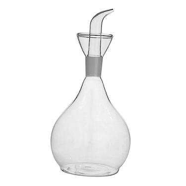 Imagem de Garrafa de óleo de vidro Galheteiro de vigre com dosador, utensílios de cozinha, jarra de, jarra de óleo, dispensador de óleo para, 900ML