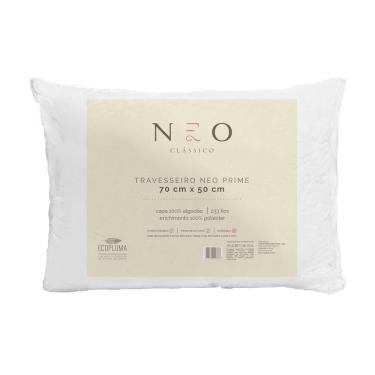 Imagem de Travesseiro Neo Prime Ecopluma 100% Algodão 233 Fios 50x70cm