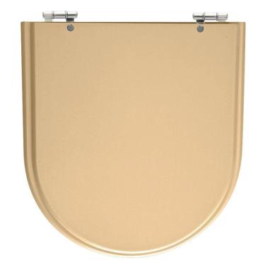 Imagem de Assento Sanitário Calypso Coral (Rosa) Tampa para Vaso Incepa de Madeira Laqueada