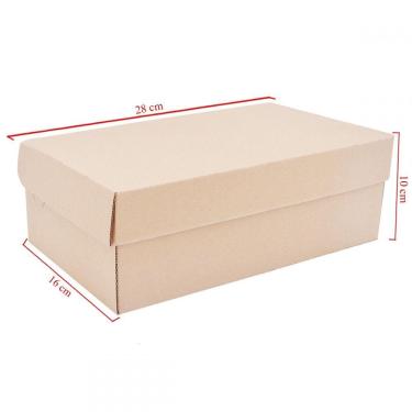 Imagem de Caixa De Papelão Para Sapatos 10 Unidades Embalagens 28cm x 16cm x 10cm
