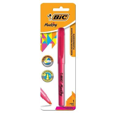 Imagem de Marca Texto Pink Bic Fluorescente Ponta Chanfrada C/1 Un