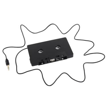 Imagem de DAGIJIRD Cassete de áudio para adaptador auxiliar de 3,5 mm cabo de áudio auxiliar reprodutor de fita para smartphone/leitor de MP3/CD player