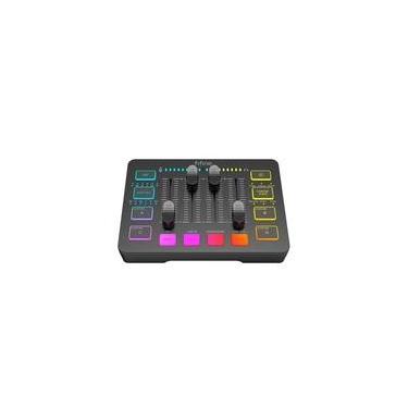 Imagem de Mixer para Jogos Fifine Ampligame, XLR, USB, Efeito de Voz, Preto - SC3