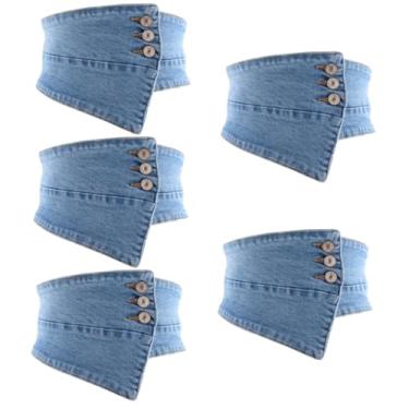 Imagem de OATIPHO 5 Unidades cinto elástico jeans Durável para usar Combinação perfeita cintura larga feminina as mulheres vestem cintura larga espartilho vestidos cinto cós jeans apertar