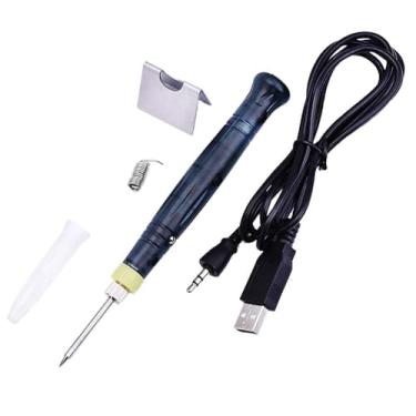 Imagem de Rongon Kit de ferro de solda, caneta de ferro de solda portátil recarregável por USB 5V 8W, ferramentas de estação de solda, equipamento de soldagem para vários reparos