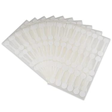 Imagem de CuteBox Etiquetas de reparo de joias, preço e identificação, barra longa branca, 500 peças, autoadesivo Tyvek para anéis, pulseiras, colares, exibição de pingentes e preços