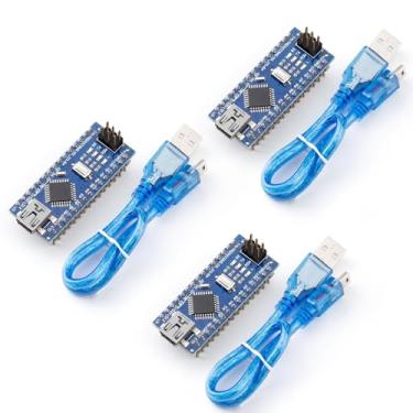 Imagem de ELEGOO Nano Board pré-soldado CH 340/ATmega+328P com cabo USB