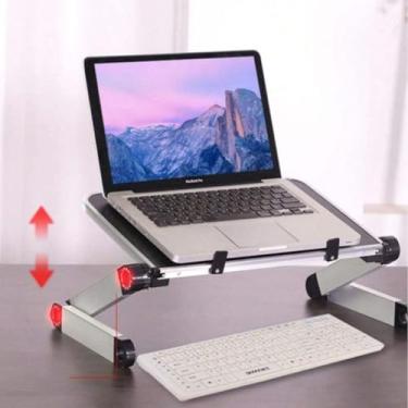 Imagem de Suporte de Mesa Ajustável 360 Graus para Laptop, Tablet e Livros, Portátil