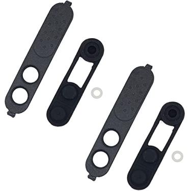 Imagem de Kymate Botão PTT de borracha e bisel para rádio Motorola DEP450 CP200D XIR-P3688 DP1400 rádios portáteis Walkie Talkie acessórios de substituição 2 pares