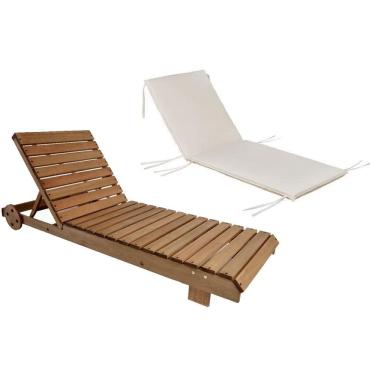 Imagem de Espreguiçadeira Long Rio Com Colchonete Ref. 010A VivaLigna