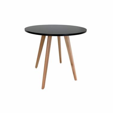 Imagem de Mesa de Jantar Redonda Napolis Preta Ref. 010-80P VivaLigna
