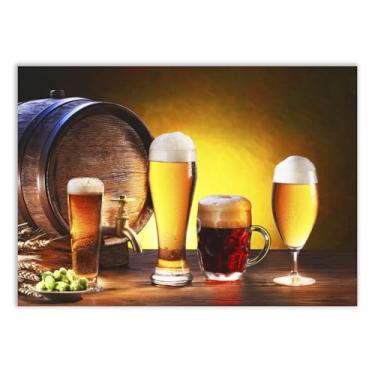 Imagem de Placa Decorativa Cerveja Artesanal Chopps Decoração Cozinha Bar