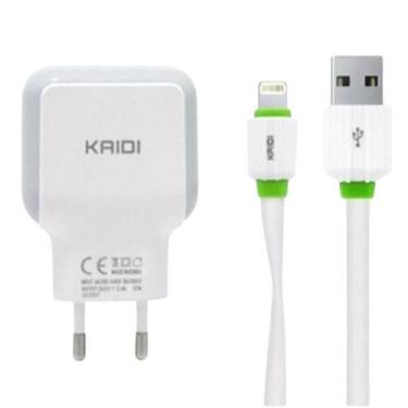 Imagem de Carregador Para Iphone + Fonte Usb 2.4A - Kaidi