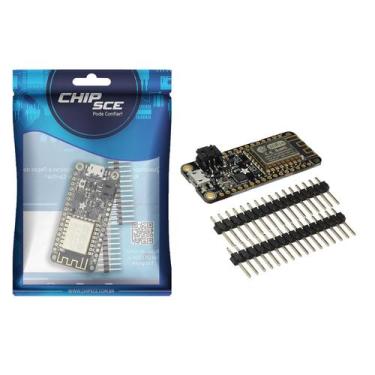 Imagem de Módulo Feather Huzzah Esp8266 Com Wifi Robótica Ard. - CHIPSCE, 010-02