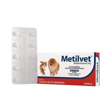 Imagem de Anti-inflamatório Metilvet 10 Comprimidos Vetnil para Cães e Gatos - 5