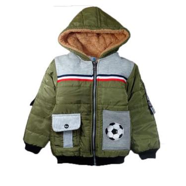 Imagem de Jaqueta Casaco Manabana Nylon com Pelúcia Grosso Infantil Inverno 2 ,3