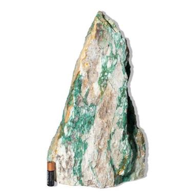 Imagem de 01 Jadeita Pedra Pé Serrado Natural 8,5Kg 36cm Tipo B - CristaisdeCurv