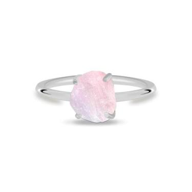 Imagem de Aliança Calcita Mangano - Cristal Natural, Prata 925