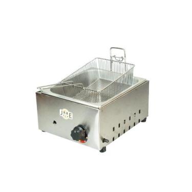 Imagem de Fritadeira a Gás 100% Inox 1 Cuba 5 Litros - JME METAL
