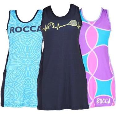 Imagem de Kit 3 Vestidos Beach Tennis Sublimado com Short Bolso Esportivo Praia-Feminino