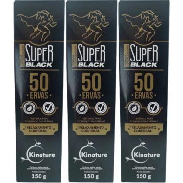 Imagem de Kit 3 Pomada Massageadora 50 Ervas Naturais Super 150g - Kinature