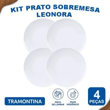 Imagem de Aparelho de Jantar Leonora Tramontina Jogo de Pratos Rasos, Fundos e S