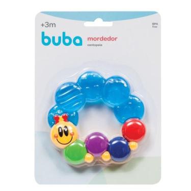 Imagem de Mordedor Gengiva Centopeia Com Água Macio Infantil - Buba, 30 dias