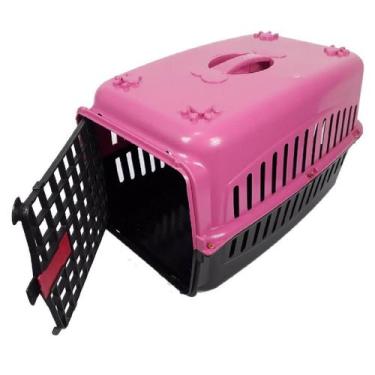 Imagem de Caixa Transporte Animais Nº3 Rosa A32 X L33 X C52 Plast Pet - Alvorada