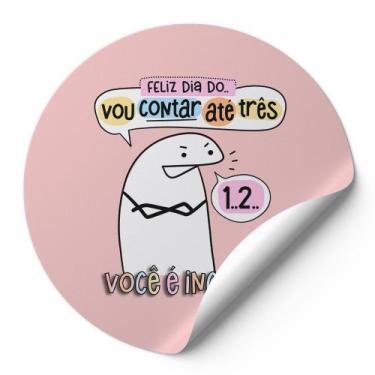 Imagem de 120 Etiquetas Adesivos Redondos Meme Bentô Feliz Dias Das Mães Vou Con
