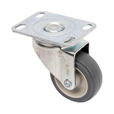 Imagem de Kit 5 Rodizio Giratorio Placa 2pol. Anti Risco 30kg Por Roda - RODILIN