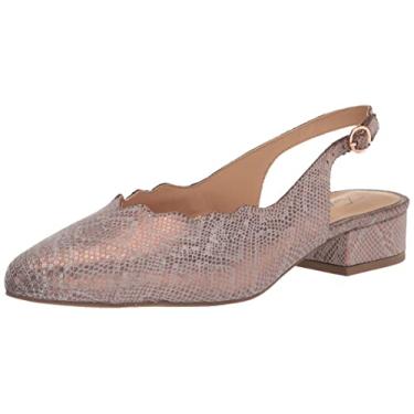 Imagem de Trotters Sapatos Femininos, Cobra metálica, ouro rosa, 7.5